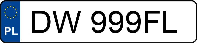 Numer rejestracyjny DW 999FL posiada WARTBURG 353 1.0 353W - DW999FL Numer rejestracyjny DW 999FL posiada WARTBURG 353 1.0 353W - DW999FL
