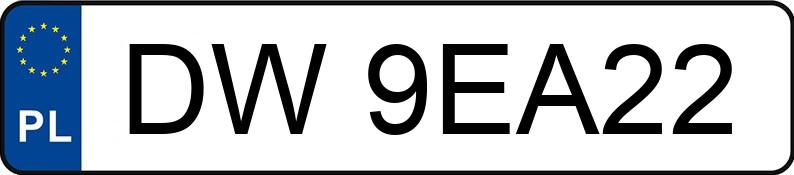 Numer rejestracyjny DW 9EA22 posiada RENAULT Megane IV MR`16 E6 Intens Energy 130 TCe EDC - DW9EA22