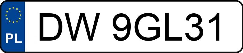 Numer rejestracyjny DW 9GL31 posiada MINI COOPER - DW9GL31