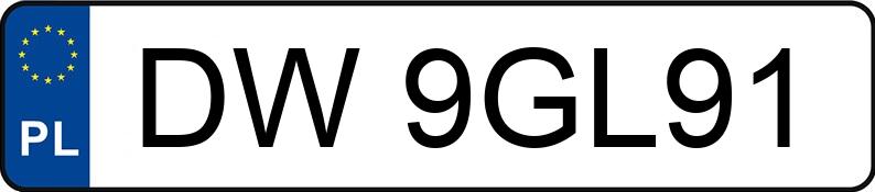 Numer rejestracyjny DW 9GL91 posiada MAZDA MAZDA6 - DW9GL91