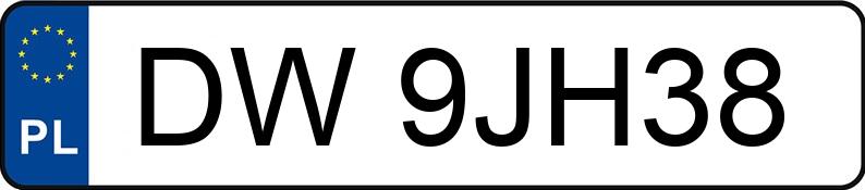 Numer rejestracyjny DW 9JH38 posiada BMW 420I - DW9JH38