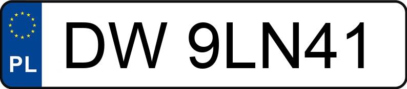 Numer rejestracyjny DW 9LN41 posiada SEAT ATECA - DW9LN41 Numer rejestracyjny DW 9LN41 posiada SEAT ATECA - DW9LN41