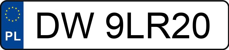 Numer rejestracyjny DW9LR20 posiada  