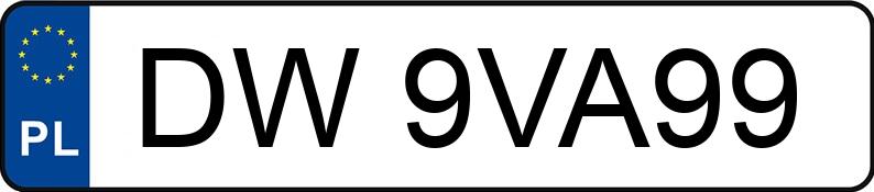 Numer rejestracyjny DW 9VA99 posiada VOLKSWAGEN ARTEON - DW9VA99 Numer rejestracyjny DW 9VA99 posiada VOLKSWAGEN ARTEON - DW9VA99