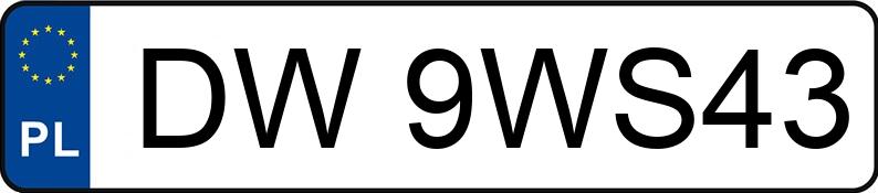 Numer rejestracyjny DW 9WS43 posiada CHRYSLER TOWN & COUNTRY - DW9WS43 Numer rejestracyjny DW 9WS43 posiada CHRYSLER TOWN & COUNTRY - DW9WS43