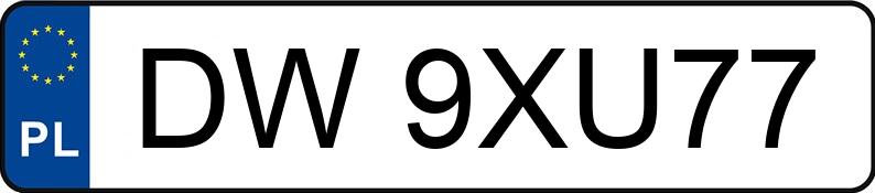Numer rejestracyjny DW 9XU77 posiada BMW X3 XDRIVE20D - DW9XU77