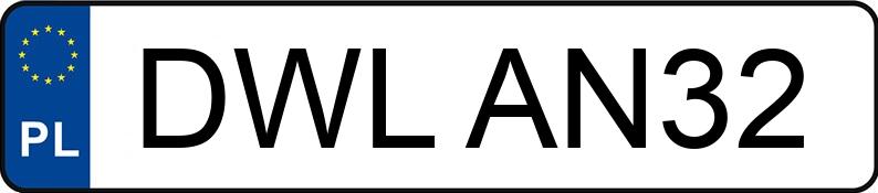 Numer rejestracyjny DWL AN32 posiada TOYOTA Auris 1.33 MR`10 E5 Premium - DWLAN32