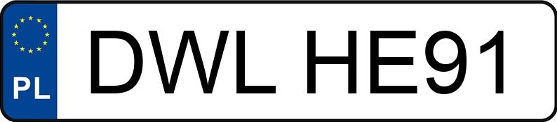 Numer rejestracyjny DWL HE91 posiada AUDI A4 - DWLHE91