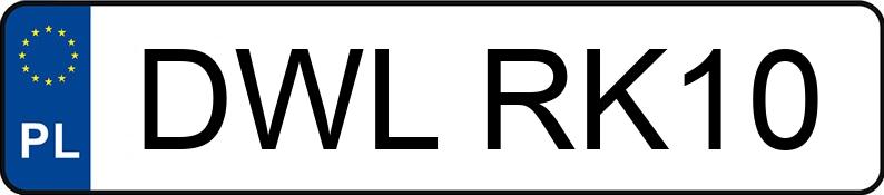 Numer rejestracyjny DWL RK10 posiada AUDI A3 - DWLRK10