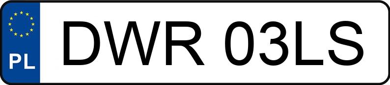 Numer rejestracyjny DWR 03LS posiada TOYOTA Carina II 2.0 Diesel MR`84 DX - DWR03LS