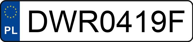 Numer rejestracyjny DWR 0419F posiada AUDI A6 1.9 TDi Kat. MR`97 4B Aut. - DWR0419F