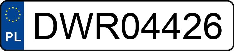 Numer rejestracyjny DWR 04426 posiada AUDI A6 2.7 Kat. MR`97 4B T - DWR04426