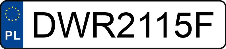 Numer rejestracyjny DWR 2115F posiada RENAULT Megane III 1.6 MR`08 E5 Expression 100 - DWR2115F