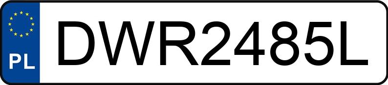 Numer rejestracyjny DWR 2485L posiada BMW 116D - DWR2485L