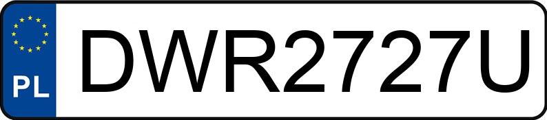 Numer rejestracyjny DWR 2727U posiada BMW 750LI XDRIVE - DWR2727U Numer rejestracyjny DWR 2727U posiada BMW 750LI XDRIVE - DWR2727U