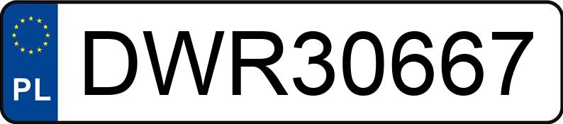 Numer rejestracyjny DWR 30667 posiada OPEL ASTRA - DWR30667
