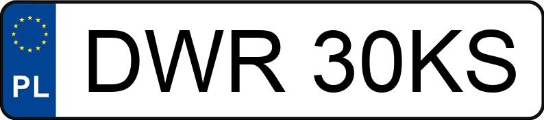Numer rejestracyjny DWR 30KS posiada OPEL TIGRA S93 - DWR30KS