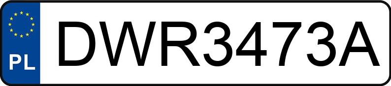 Numer rejestracyjny DWR 3473A posiada TOYOTA Yaris 1.0 MR`09 E4 Luna - DWR3473A