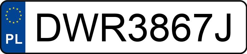 Numer rejestracyjny DWR 3867J posiada VOLKSWAGEN GOLF 1,9 TDI - DWR3867J