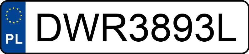 Die Registrierungsnummer DWR 3893L hat AUDI 80 2.0 Kat. B4 80 2.0 Kat. B4 - DWR3893L