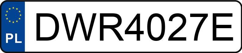 Numer rejestracyjny DWR 4027E posiada BMW 318 - DWR4027E