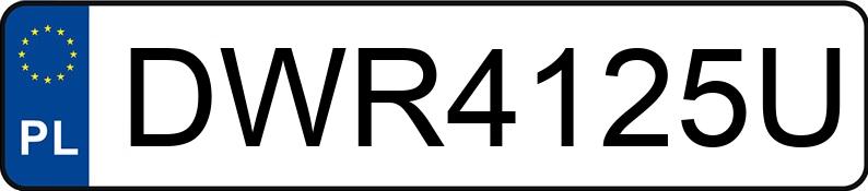 Numer rejestracyjny DWR 4125U posiada VOLKSWAGEN PASSAT - DWR4125U