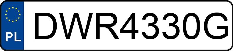 Numer rejestracyjny DWR 4330G posiada TOYOTA RAV4 - DWR4330G