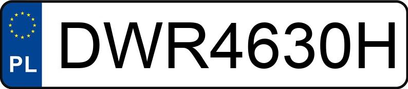 Numer rejestracyjny DWR 4630H posiada BMW 320 - DWR4630H
