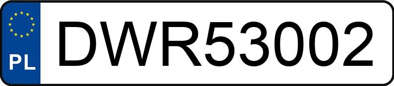 Numer rejestracyjny DWR 53002 posiada VOLKSWAGEN POLO 6R - DWR53002