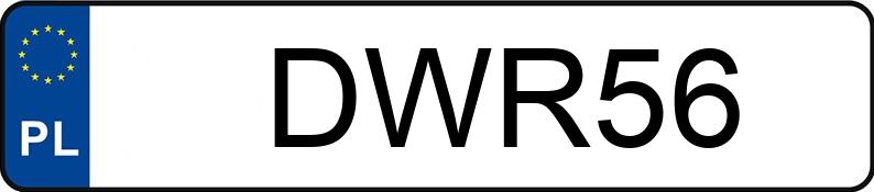 Numer rejestracyjny DWR 56 posiada FORD GT 40 - DWR56