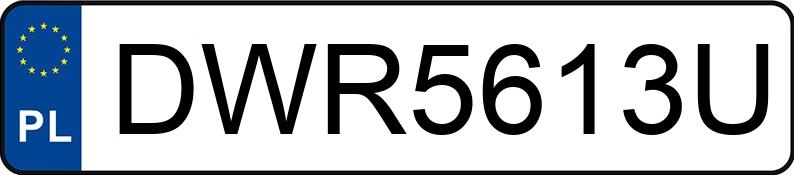 Numer rejestracyjny DWR 5613U posiada BMW 7 - DWR5613U