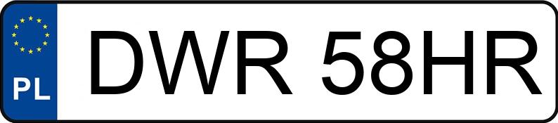 Numer rejestracyjny DWR 58HR posiada TOYOTA Corolla Sedan Kat. XLi - DWR58HR