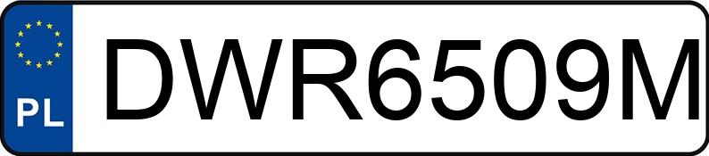 Numer rejestracyjny DWR 6509M posiada VOLKSWAGEN GOLF - DWR6509M