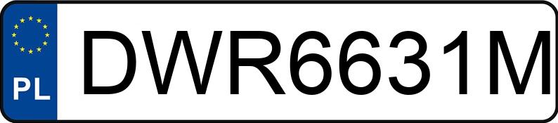 Numer rejestracyjny DWR6631M posiada DODGE BR 1500 Ram MR`01 3.1t BR 1500 Ram MR`01 3.1t