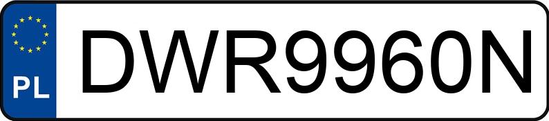 Numer rejestracyjny DWR 9960N posiada BMW 116I - DWR9960N