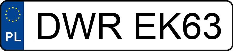 Numer rejestracyjny DWR EK63 posiada SUZUKI NakedBike od250 do600 ccm GS 450 E - DWREK63