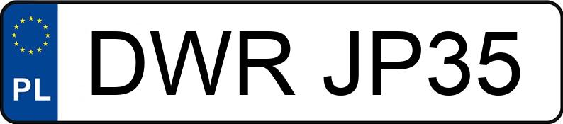 Numer rejestracyjny DWR JP35 posiada PIAGGIO / VESPA Skutery od 50 LX 125 - DWRJP35