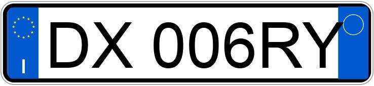 Numer rejestracyjny DX006RY posiada VOLKSWAGEN Golf 6a serie