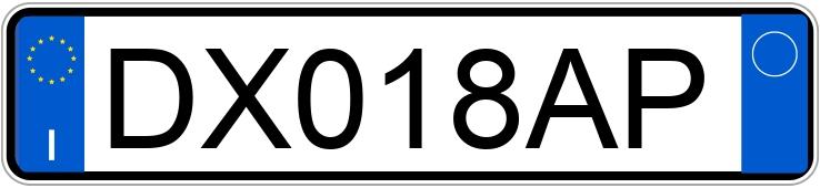 Numer rejestracyjny DX018AP posiada FIAT Bravo 2a serie