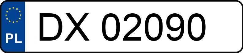 Numer rejestracyjny DX 02090 posiada TOYOTA TOYOTA YARIS - DX02090