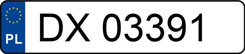 Numer rejestracyjny DX 03391 posiada SKODA Octavia II 1.9 TDI MR`04 E4 - DX03391