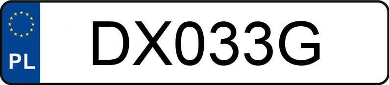 Numer rejestracyjny DX 033G posiada BMW Enduro F 850 GS - DX033G