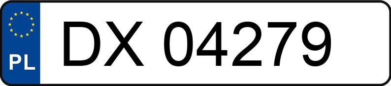 Numer rejestracyjny DX 04279 posiada OPEL SIGNUM - DX04279