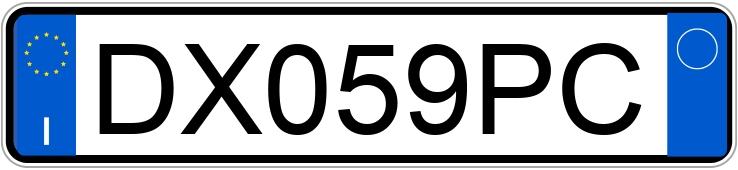 Numer rejestracyjny DX059PC posiada OPEL Corsa 4a serie