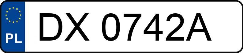 Numer rejestracyjny DX 0742A posiada AUDI S6 AVANT - DX0742A