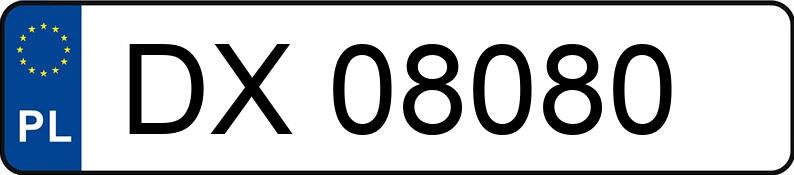Il numero di registrazione DX 08080 ha VOLKSWAGEN Crafter 35 TDI-CR MR`17 E6 3.5t Crafter 35 TDI-CR MR`17 E6 3.5t - DX08080