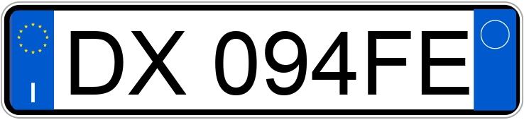 Numer rejestracyjny DX094FE posiada ALFA ROMEO MiTo Numer rejestracyjny DX094FE posiada ALFA ROMEO MiTo