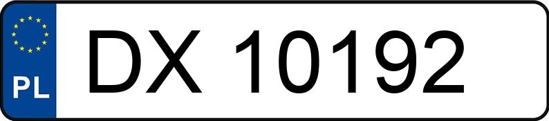 Numer rejestracyjny DX 10192 posiada BMW 318 Touring Diesel MR`06 E4 E91 318 Touring Diesel MR`06 E4 E91 - DX10192