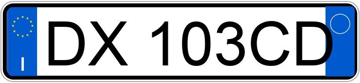 Numer rejestracyjny DX103CD posiada VOLKSWAGEN Golf 6a serie