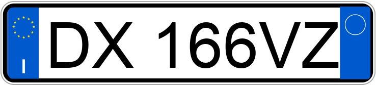 Numer rejestracyjny DX166VZ posiada VOLKSWAGEN Polo 4a serie Numer rejestracyjny DX166VZ posiada VOLKSWAGEN Polo 4a serie